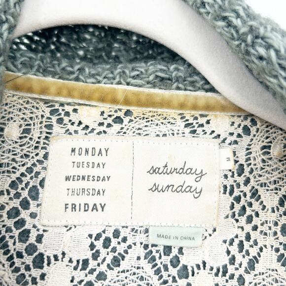 Anthropologie Saturday Sunday‎ Womens Lagenlook Casado Waterfall Cardigan Size M - Picture 6 of 10